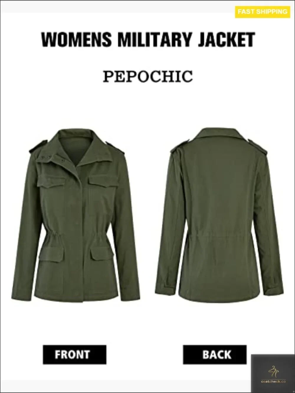 Military Utility Anorak Jacket Lightweight Cotton Vintage Field Safari Coat
